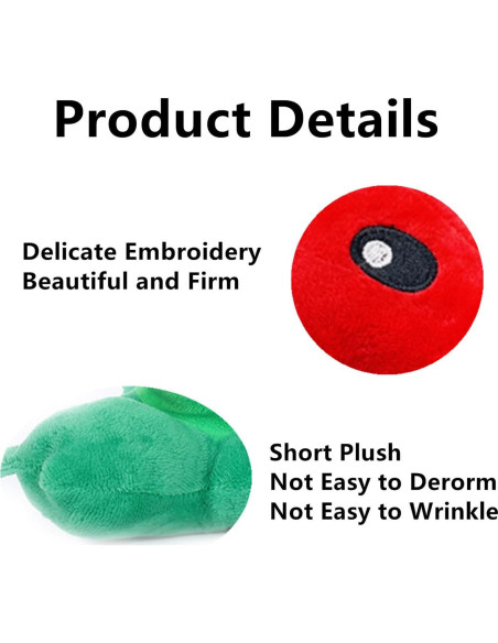 Juguete de Peluche Peashooter PVZ 16-18cm JHESAO Suave Juguete de Peluche Peashooter PVZ 16-18cm JHESAO Suave