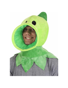 Sombrero de Peluche Peashooter Fun Costumes - Unisex Estándar