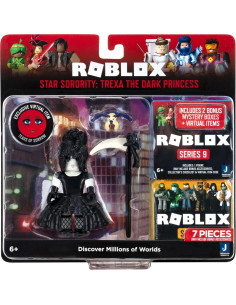 Figuras de Acción Roblox Jazwares - Trexa Princesa Oscura + 2 Figuras Misteriosas 2
