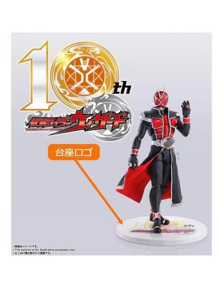 Figura de Acción S.H. Figuarts Kamen Rider Wizard Estilo Llama 10 Aniversario