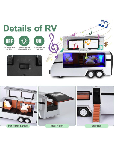 Conjunto de Camionetas 3-en-1 Shantou Huixiang Verde 1:32