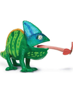 Figura Camaleón Velado Safari Ltd 23.5 cm Juguete Educativo 2