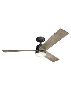 Ventilador de Techo Kichler Spyn 132cm LED Hierro Forjado
