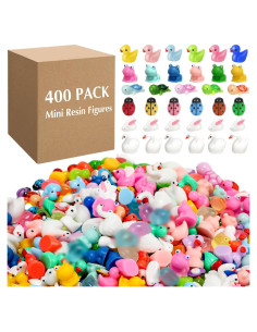Figuras de Animales de Resina Barydat 400 Pcs Decoración