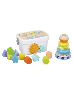 Conjunto de Juguetes de Clasificación y Apilador Amazon Basics