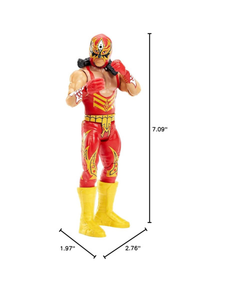 Figura de Acción WWE Gran Metalik Mattel 15 cm Coleccionable
