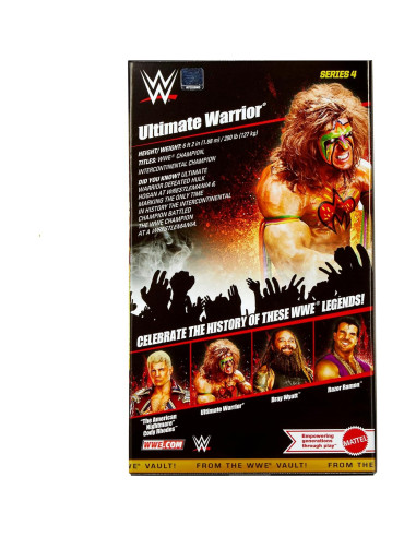 Figura de Acción Guerrero Supremo WM6 WWE Mattel 27.94 cm