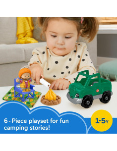 Set de Camping Fisher-Price Little People 6 Piezas 2