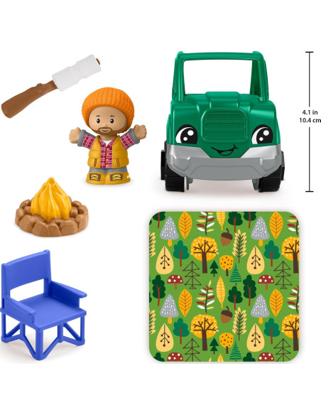 Set de Camping Fisher-Price Little People 6 Piezas