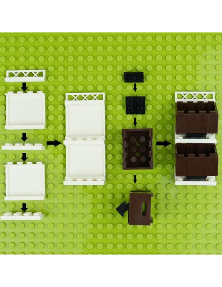 Juego de Comida de Ciudad BroTex - Accesorios de Bloques