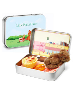 Pequeño Oso de Bolsillo JULEASEL - Regalo para Niños 6 cm