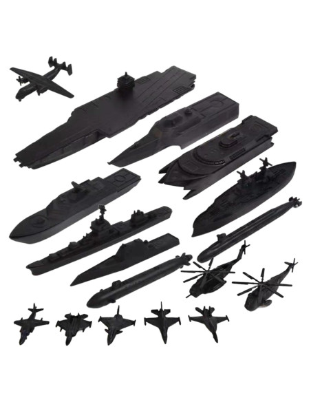Set de Juguete Acorazado 17 Piezas Xoeryoy - Barcos y Aeronaves