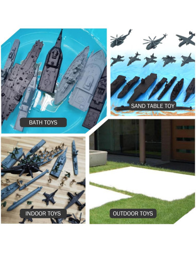 Set de Juguete Acorazado 17 Piezas Xoeryoy - Barcos y Aeronaves