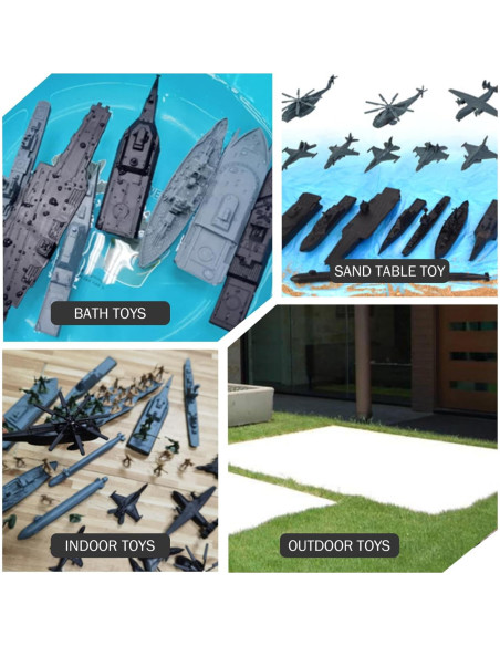 Set de Juguete Acorazado 17 Piezas Xoeryoy - Barcos y Aeronaves