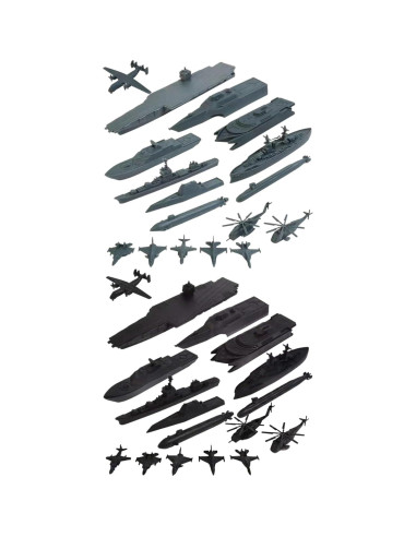 Set de Juguete Acorazado 17 Piezas Xoeryoy - Barcos y Aeronaves