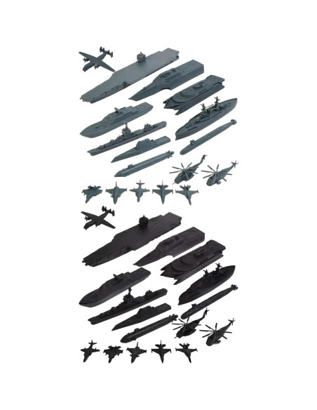 Set de Juguete Acorazado 17 Piezas Xoeryoy - Barcos y Aeronaves