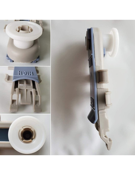 Ajustador de Rueda Superior Lavavajillas Popbee WP8561996 - 4 Piezas