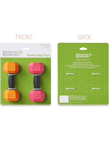 Juguete Dispensador de Golosinas para Perros Friends Forever - 2 Piezas