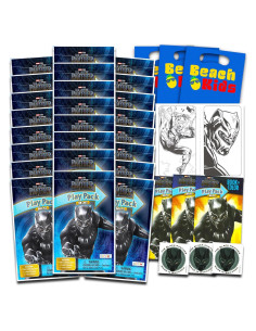 Conjunto de Mini Regalos de Fiesta Black Panther - 24 Paquetes