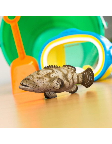 Figurita Goliath Grouper Safari Ltd. 14.6 cm Juguete Educativo Figurita Goliath Grouper Safari Ltd. 14.6 cm Juguete Educativo