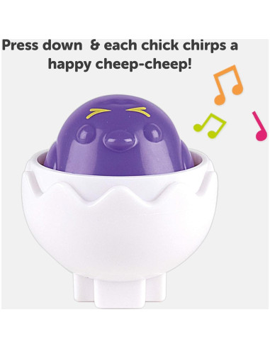 Juguete Educativo TOMY Toomies Huevos Chirriantes 6 Piezas