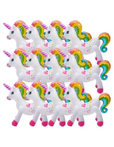 Unicornio Inflable Arcoíris 61 cm Novelties de Rhode Island