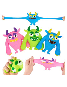 Juguetes Antiestrés Monstruo Squishy 3 Piezas Almar