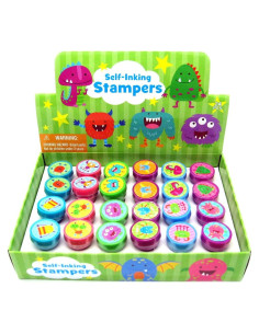 Sellos de Monstruos TINYMILLS 24 Piezas para Halloween