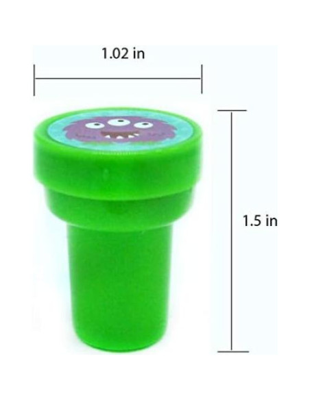 Sellos de Monstruos TINYMILLS 24 Piezas para Halloween