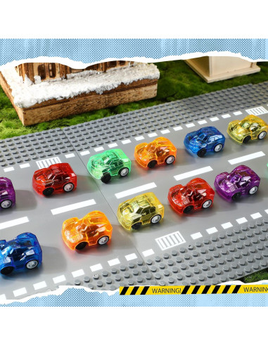 Paquete de 240 Coches Mini Retroceso Jerify - Juguetes de Colores