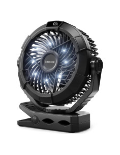 Ventilador de Camping Gaiatop CP-02 con Luz LED y Clip