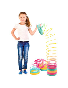 Resorte Gigante de Arcoíris Srenta - Paquete de 2, 1.83 m