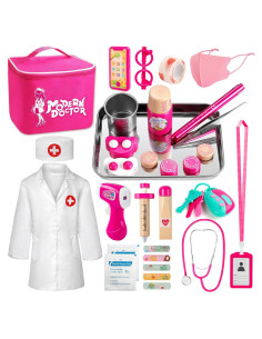 Kit de Doctor para Niños Sundaymot con Estetoscopio y Accesorios