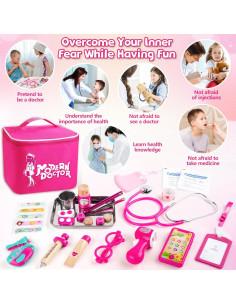 Kit de Doctor para Niños Sundaymot con Estetoscopio y Accesorios 2