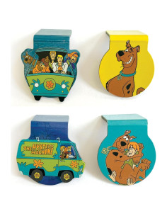 Conjunto de 4 Marcadores Magnéticos Scooby Doo Paper House