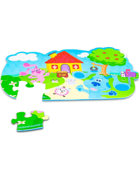 Rompecabezas de Espuma Blue's Clues 16 Piezas 50.8x33cm Rompecabezas de Espuma Blue's Clues 16 Piezas 50.8x33cm
