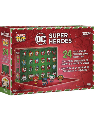 Calendario de Adviento Funko DC Comics 2023 - 24 Figuras Mini