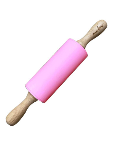 Mini Rodillo de Silicona Mase Home Rosa 22.86 cm para Niños