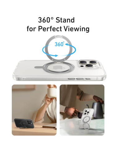 Funda Magnética Anker para iPhone 15 Pro Max Transparente