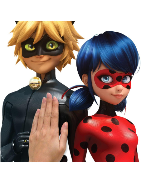 Calcomanías de Pared Gigantes RoomMates Ladybug y Cat Noir