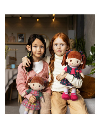 Muñeca de Trapo Personalizada Printualist 40 cm Falda Rosa