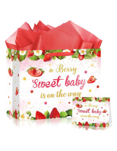 Bolsa de Regalo para Bebé Fresa Innovoscape 30x24cm