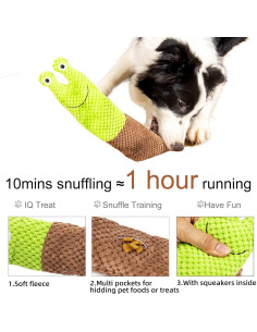 Juguete Interactivo para Perros Caracol F - Dispensa Golosinas 2