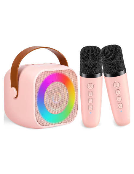 Micrófono Karaoke Inalámbrico MIJITRIO Rosa para Niños
