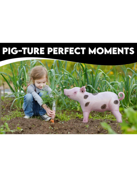 Cerdo Inflable Cawowa 76.2x43.2 cm Decoración Fiesta Cerdo Inflable Cawowa 76.2x43.2 cm Decoración Fiesta