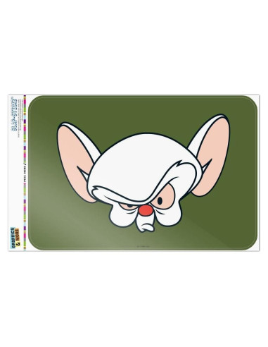 Adhesivo Decorativo Pinky y el Cerebro 20.32x30.48cm