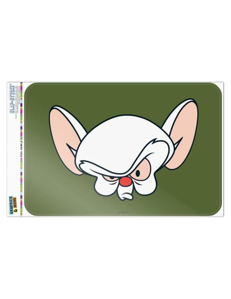 Adhesivo Decorativo Pinky y el Cerebro 20.32x30.48cm