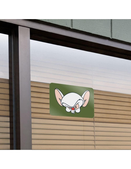 Adhesivo Decorativo Pinky y el Cerebro 20.32x30.48cm