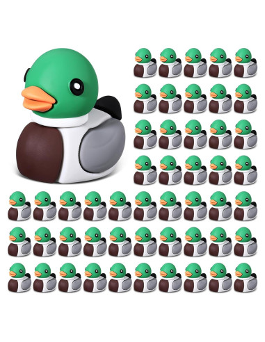 50 Patitos de Goma Mallard Gejoy para Decoración de Halloween