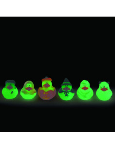 Mini Patitos de Goma Brillantes Halloween 2 Docenas 2
